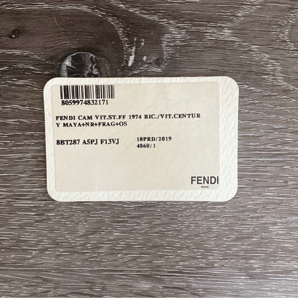 Fendi Embossed Leather Camera Bag - Picture 12 of 16